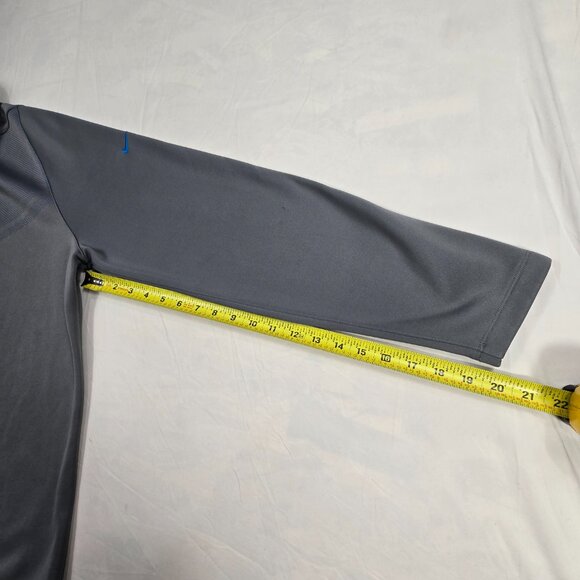 Nike Golf Dri-FIT Pullover 1/4 Zip Mens Sz Large Gray/Blue Martin Marietta Logo - Picture 5 of 12